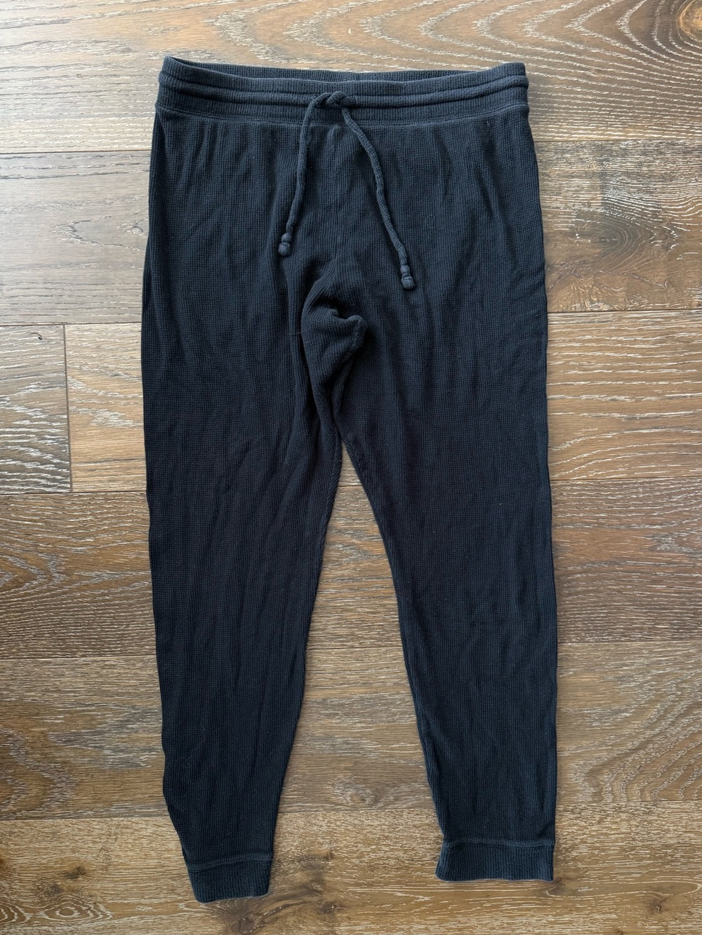 Old Navy - Women’s Waffle Knit Black Lounge Pants
